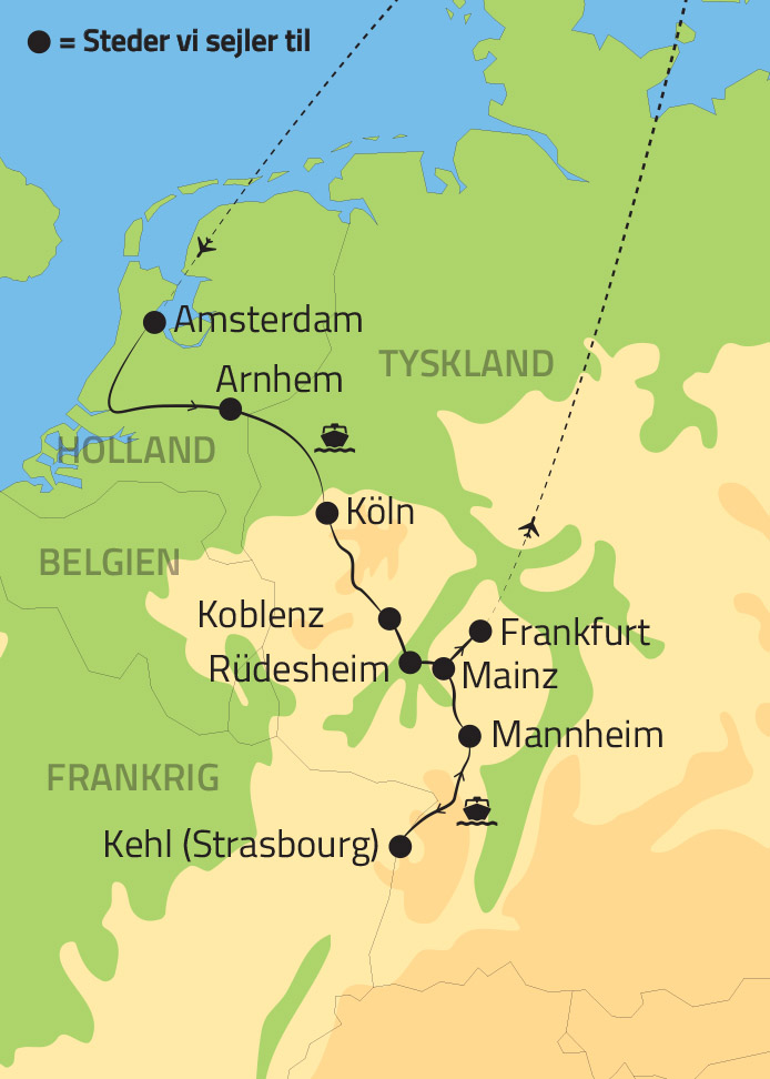 Flodkrydstogt p� Rhinen